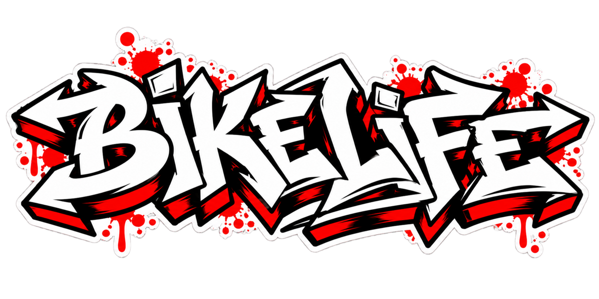 STICKERS BIKELIFE – TAG ROUGE EDITION LIMITÉE