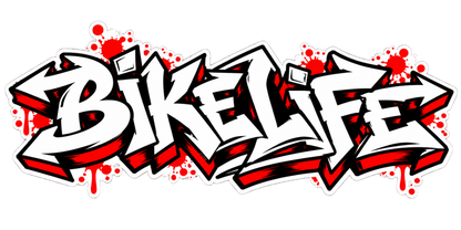 STICKERS BIKELIFE – TAG ROUGE EDITION LIMITÉE