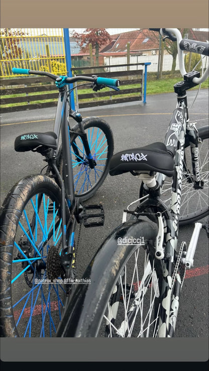SELLE PATROX NOIRE ET BLANCHE EDITION BIKELIFE