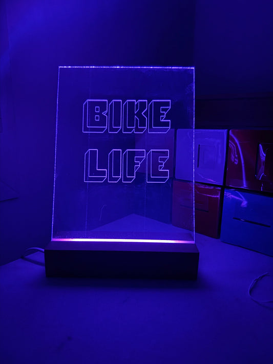 Lumière « BIKELIFE » effet 3D 7 couleurs