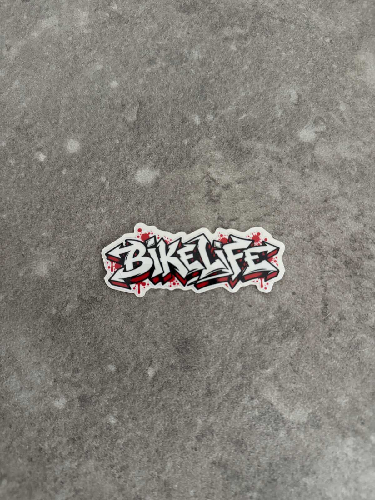 STICKERS BIKELIFE – TAG ROUGE EDITION LIMITÉE