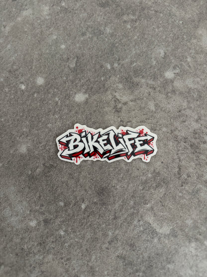 STICKERS BIKELIFE – TAG ROUGE EDITION LIMITÉE