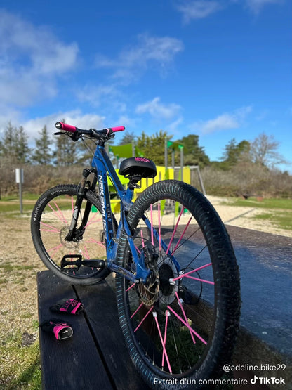 SELLE PATROX NOIRE ET ROSE EDITION BIKELIFE