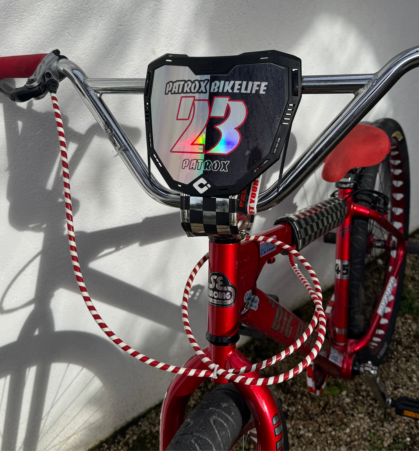 ODI PLAQUE NUMERO CUSTOM AVANT VTT, BMX CRUISER