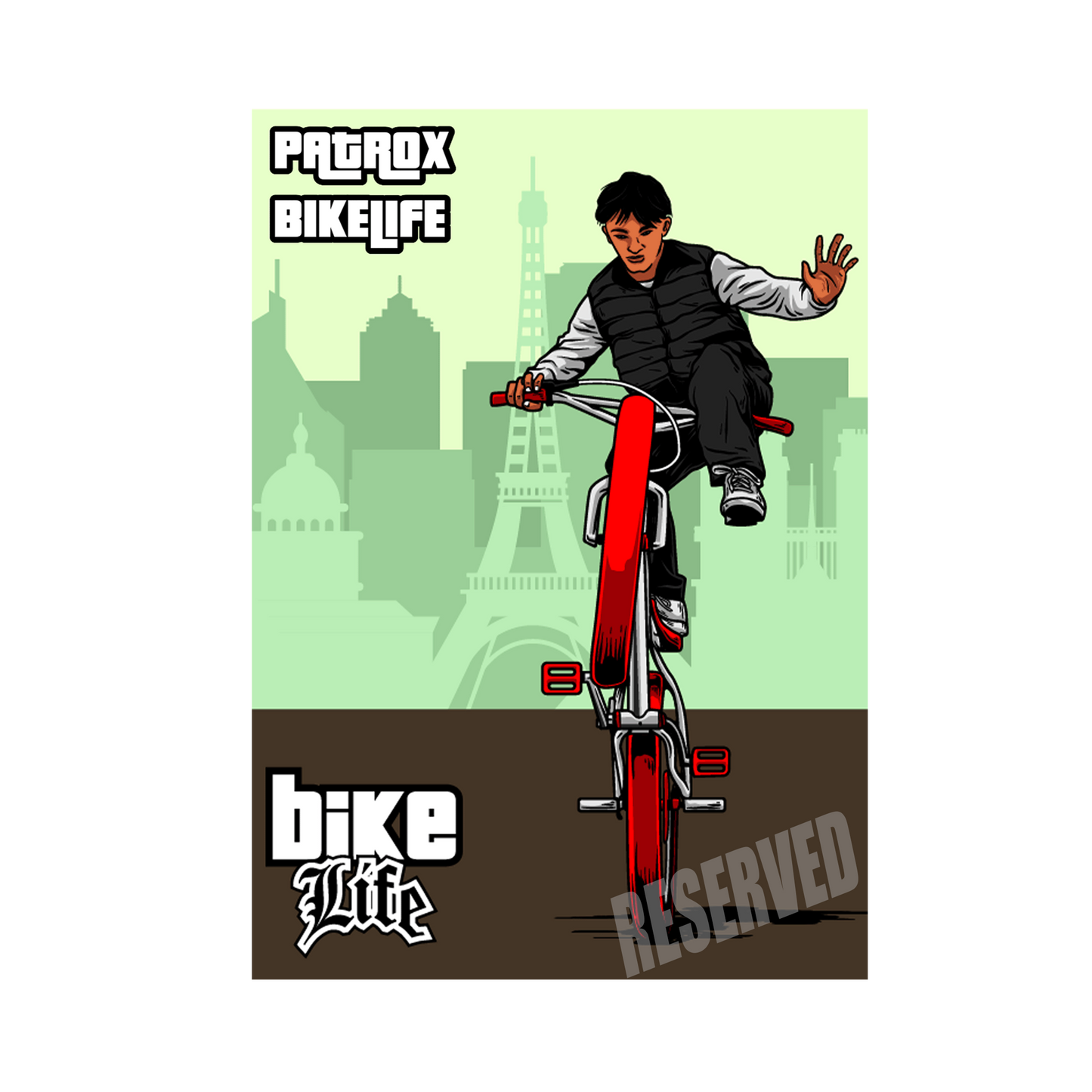 POSTER BIKELIFE SAN ANDREAS PATROX A4