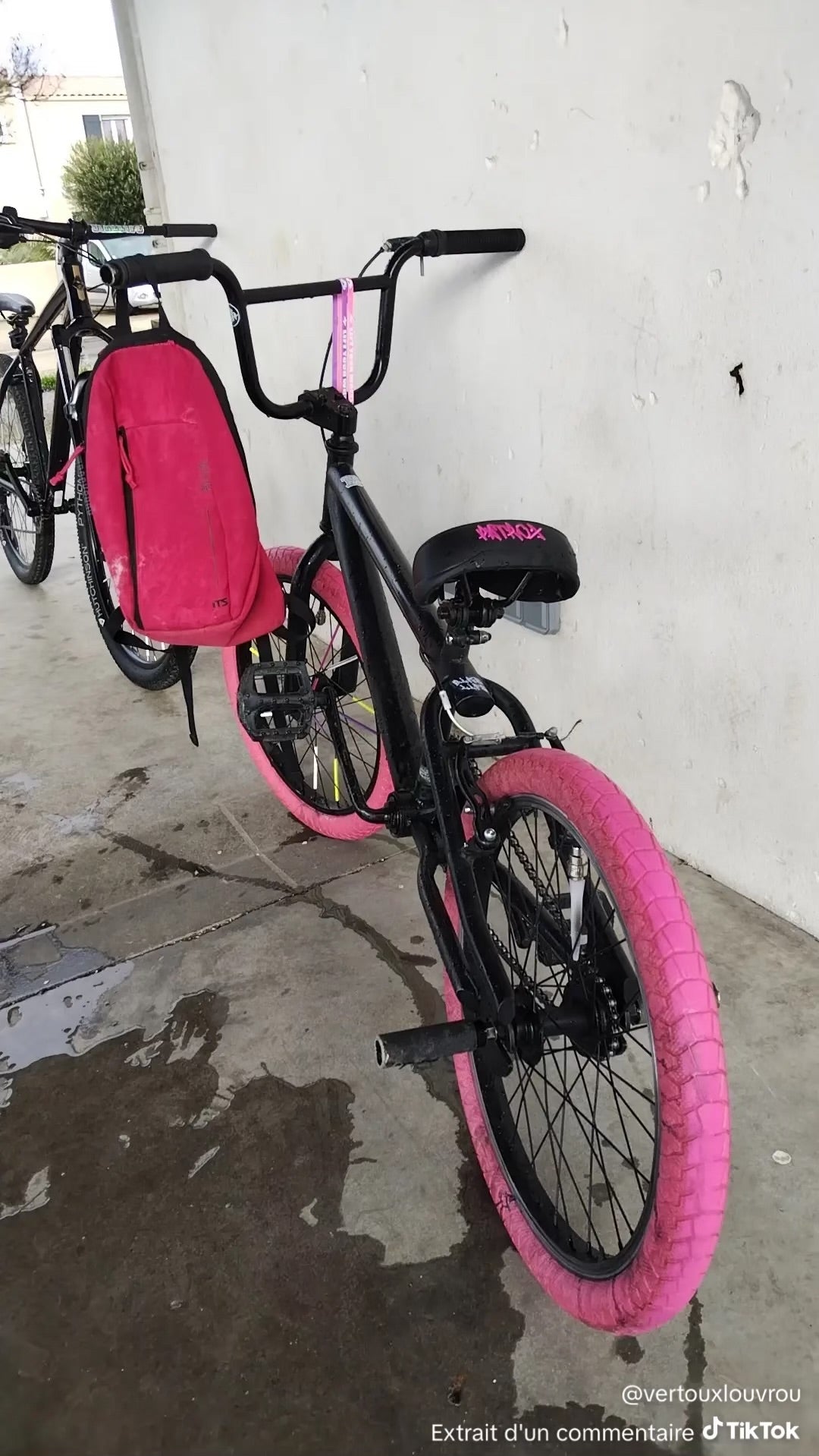 SELLE PATROX NOIRE ET ROSE EDITION BIKELIFE