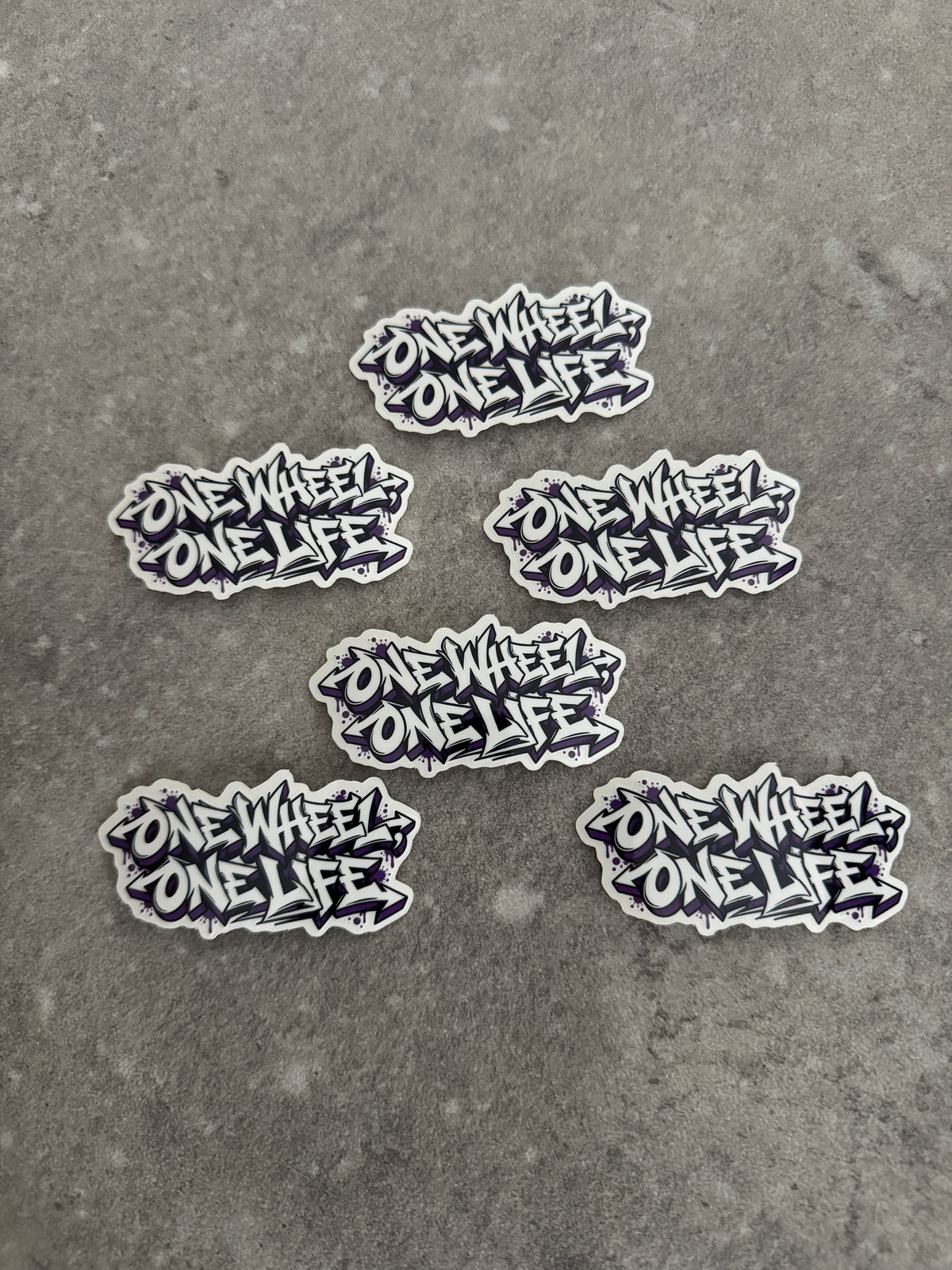 STICKERS ONEWHEEL ONE LIFE – TAG VIOLET EDITION LIMITÉE