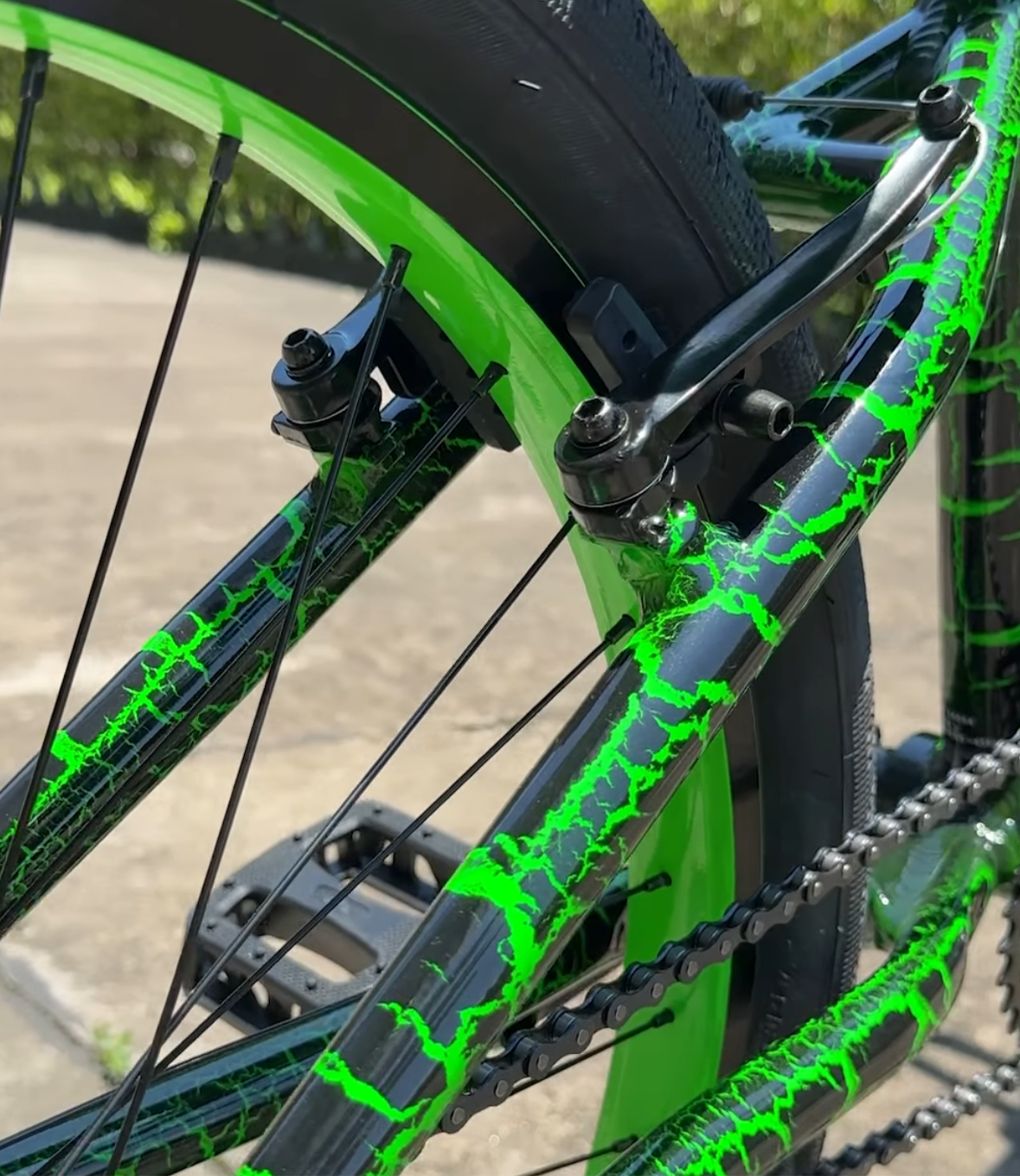 SEBikes SO CAL FLYER 2026 GREEN CRACKLE 24’’