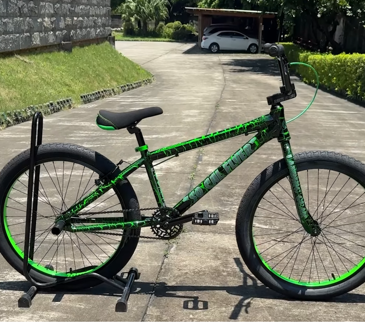 SEBikes SO CAL FLYER 2026 GREEN CRACKLE 24’’
