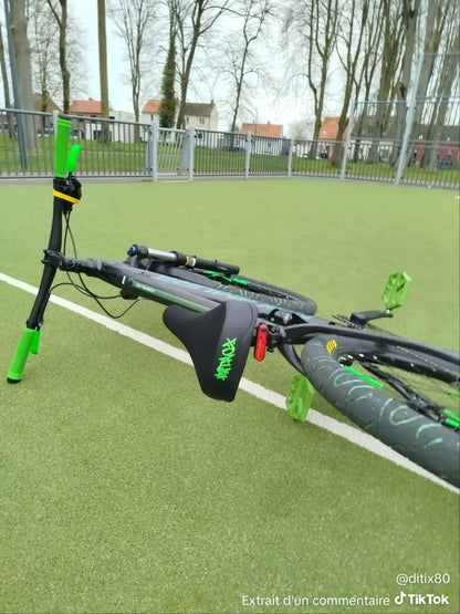 SELLE PATROX NOIRE ET VERTE EDITION BIKELIFE