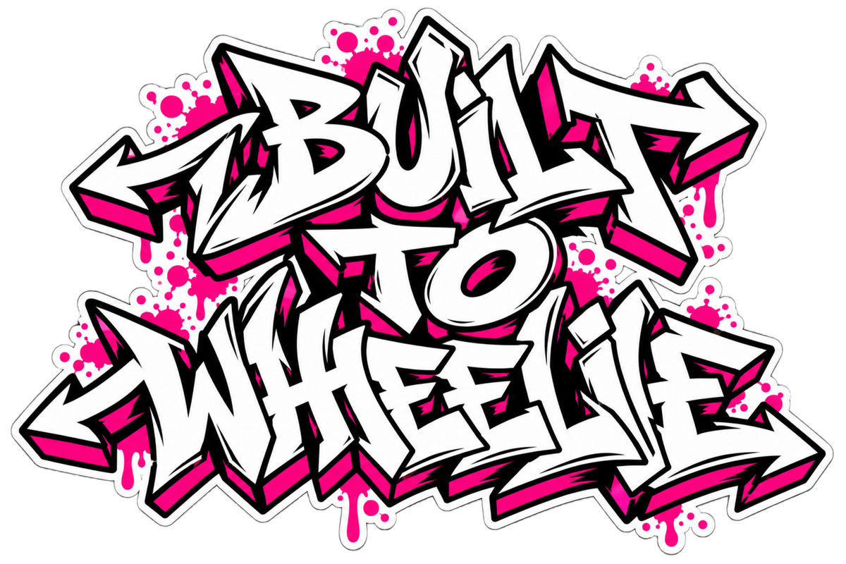 STICKERS BUILT TO WHEELIE – TAG ROSE EDITION LIMITÉE