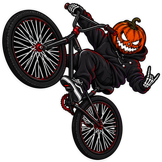 STICKER CITROUILLE HALLOWEEN PHOSPHORESCENT – ÉDITION LIMITÉE