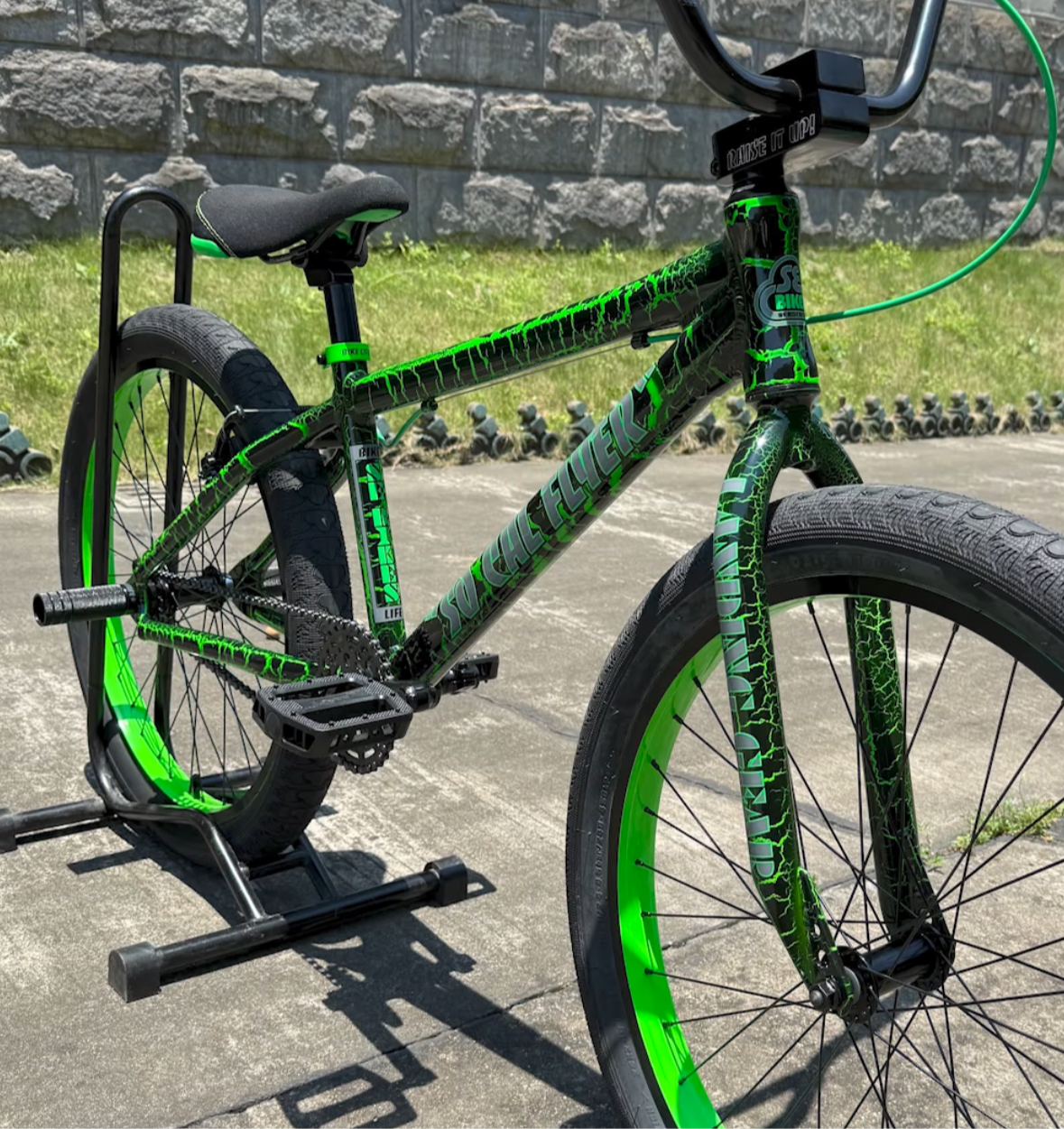 SEBikes SO CAL FLYER 2026 GREEN CRACKLE 24’’