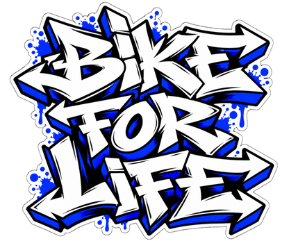 STICKERS BIKE FOR LIFE – TAG BLEU EDITION LIMITÉE