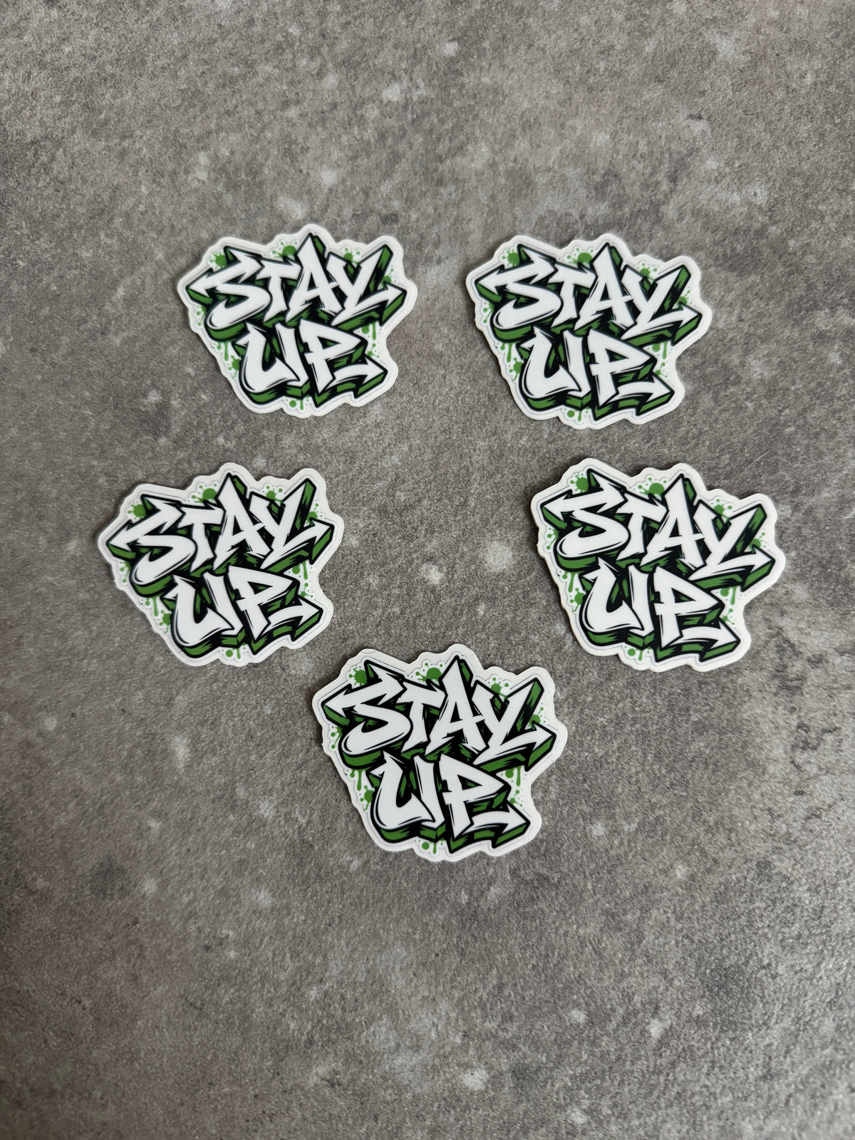 STICKERS STAY UP – TAG VERT EDITION LIMITÉE