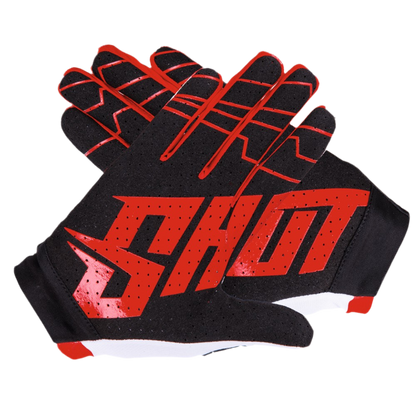 GANTS SHOT SKIN RED ADULTE