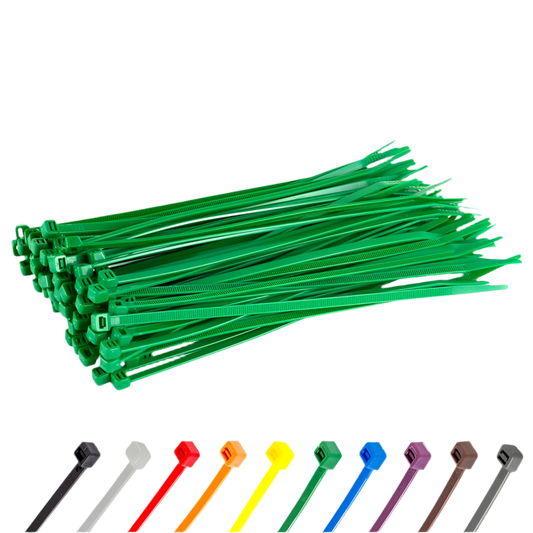 Lot de 4 colliers de serrage vélo – 10 cm