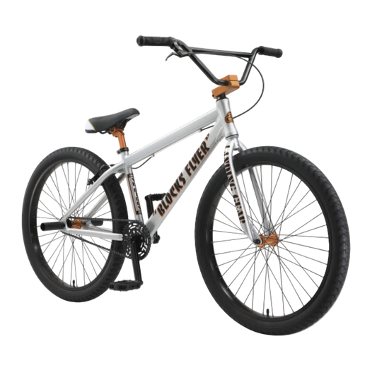 SEBikes Blocks Flyer 2025 ICED OUT SILVER 26’’
