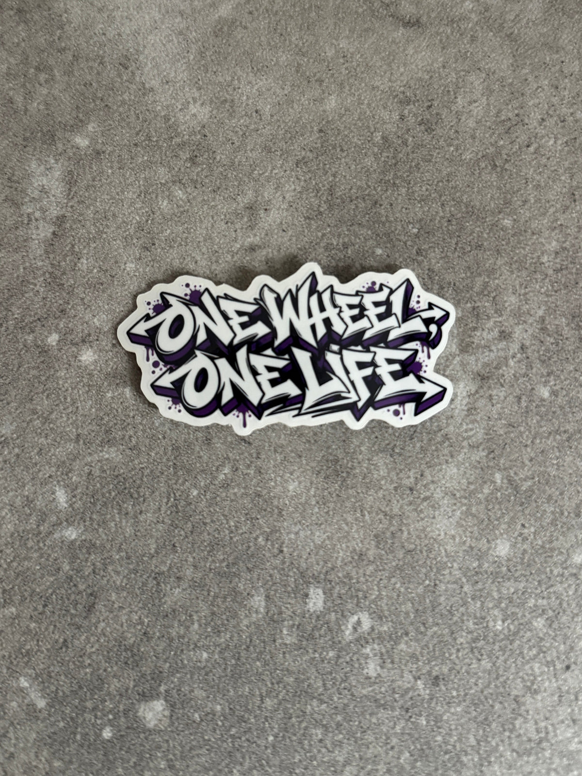 STICKERS ONEWHEEL ONE LIFE – TAG VIOLET EDITION LIMITÉE