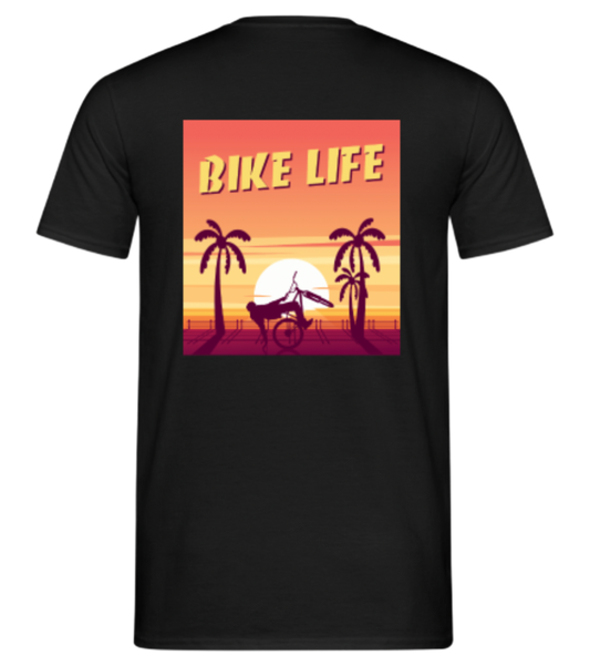 Tee-shirt BIKELIFE bavette sunset summer édition