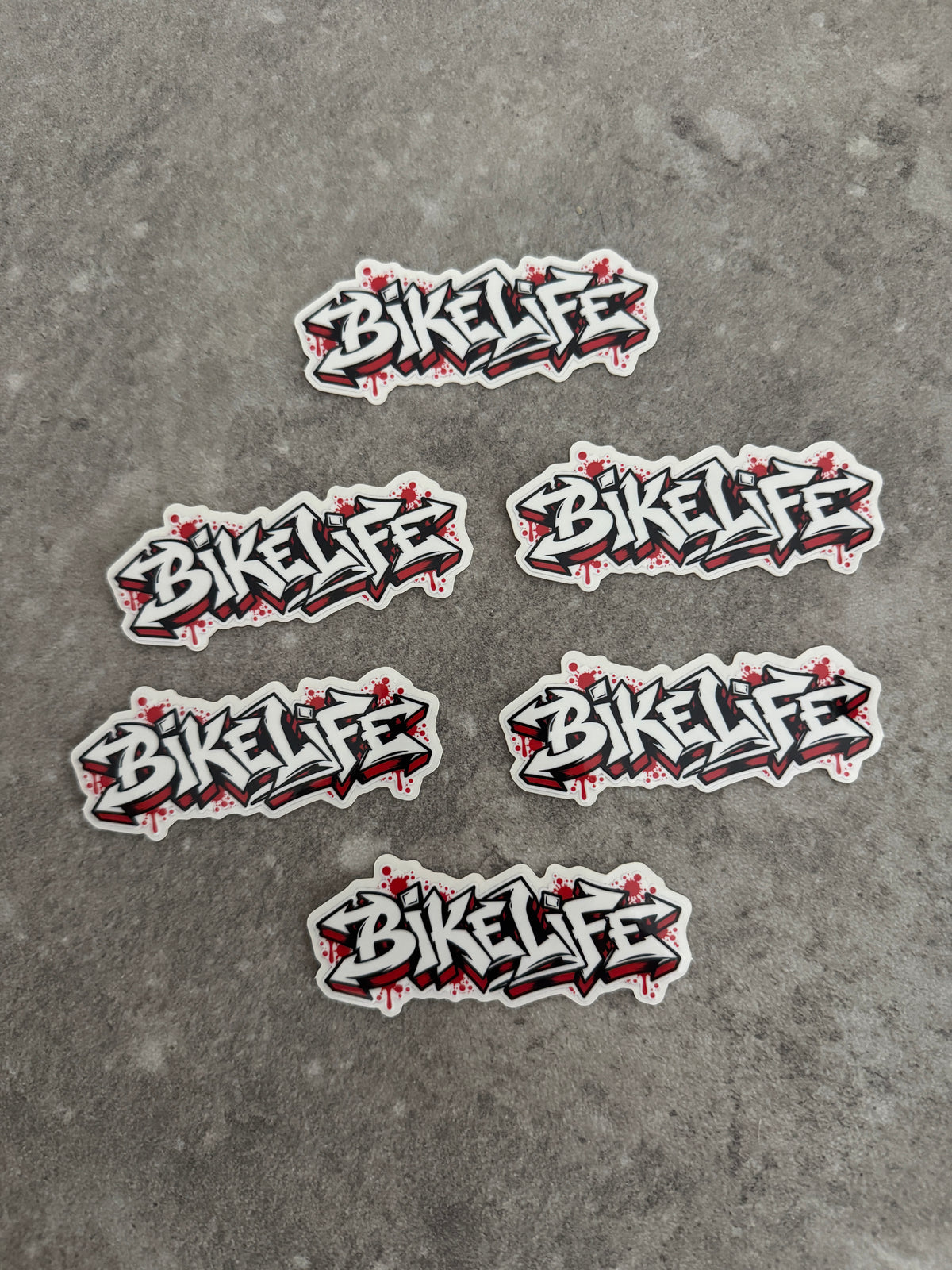 STICKERS BIKELIFE – TAG ROUGE EDITION LIMITÉE