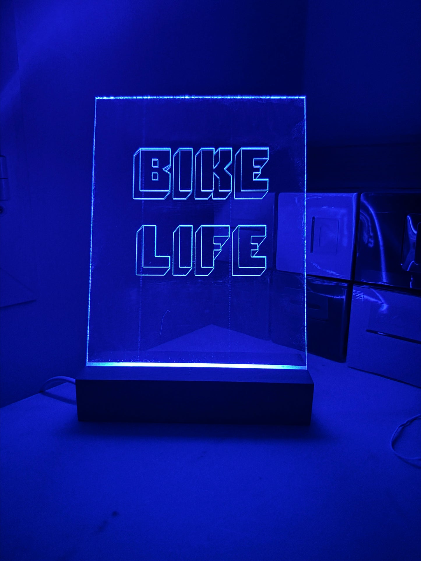 Lumière « BIKELIFE » effet 3D 7 couleurs