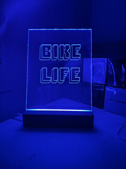 Lumière « BIKELIFE » effet 3D 7 couleurs