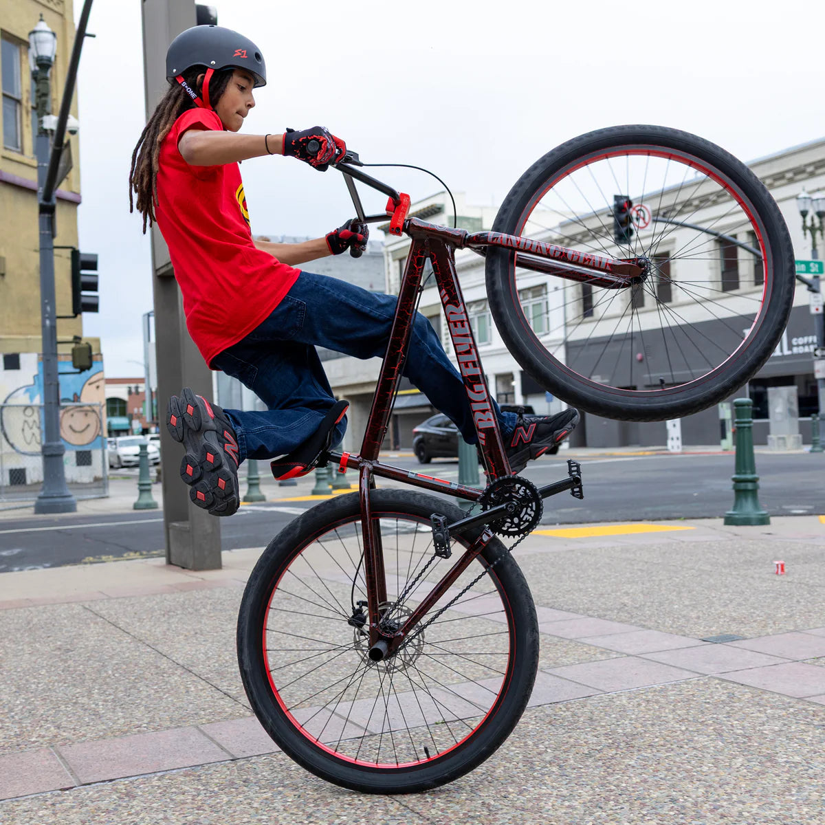 PRÉ COMMANDE - Sebikes Big Flyer HD red crackle 29 pouces