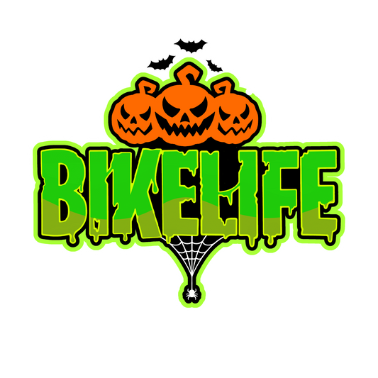 Sticker Halloween edition bikelife phosphoréscent