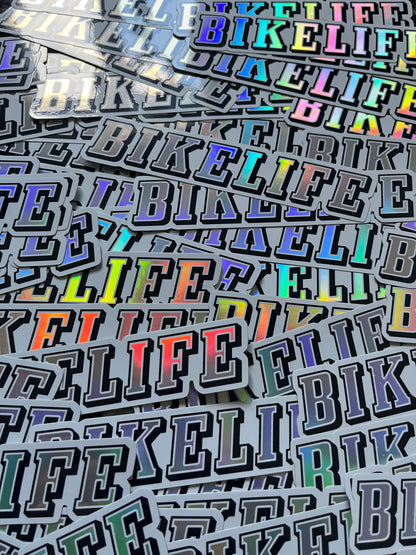 Sticker bikelife holographique V2