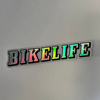 Sticker bikelife holographique V2