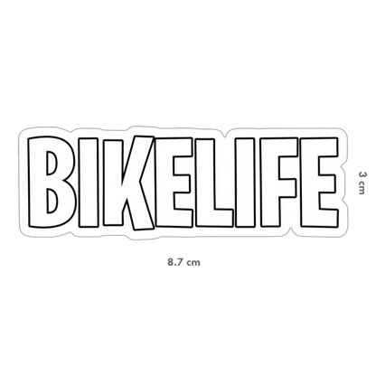 Sticker bikelife couleur