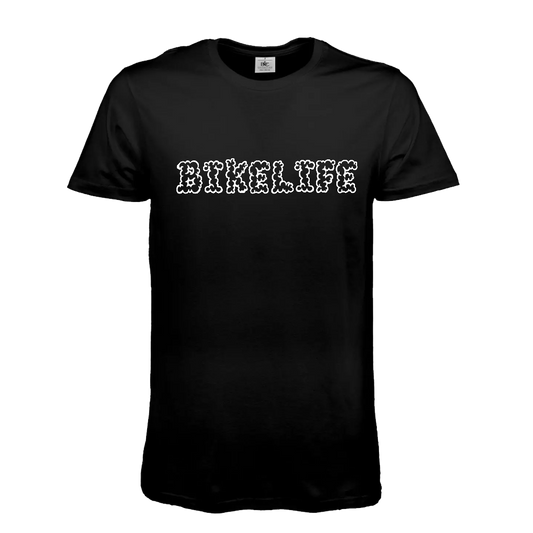 Tee-shirt logo BikeLife cloud édition noir