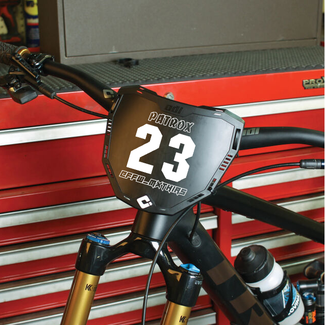 ODI PLAQUE NUMERO CUSTOM AVANT VTT, BMX CRUISER