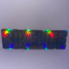 Sticker bikelife holographique