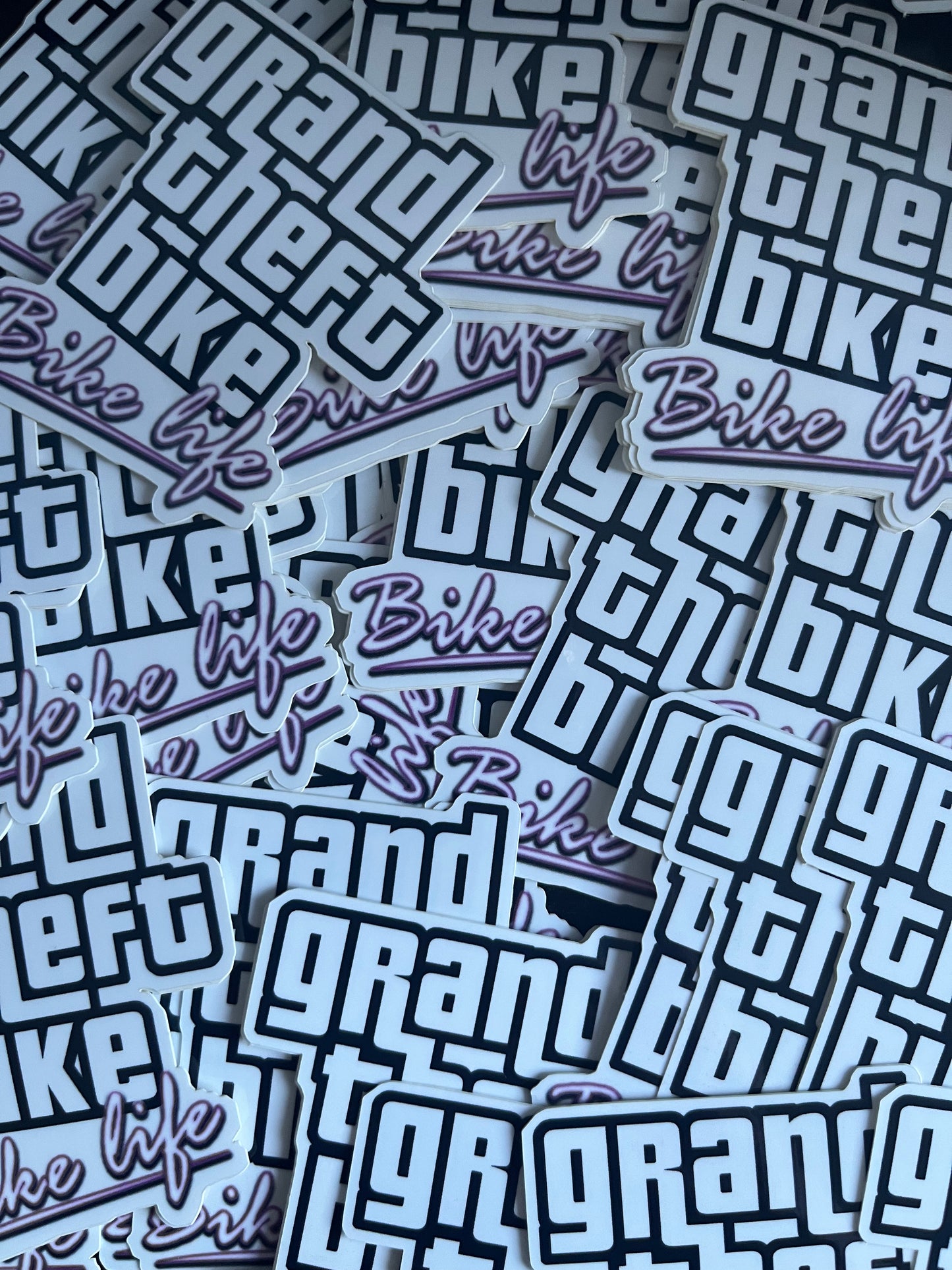 Grand sticker Grand theft Bike BIKELIFE