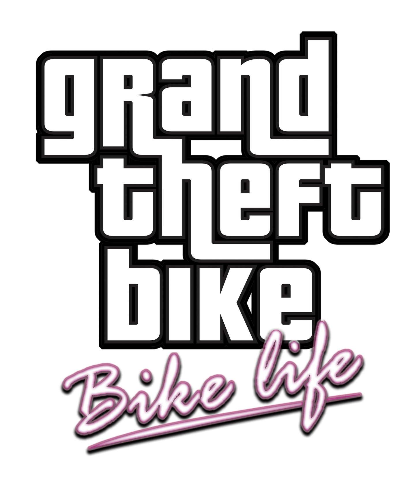 Petit sticker Grand Theft Bike BIKELIFE